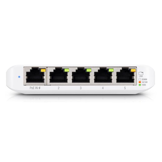 Ubiquiti UniFi Switch USW-Flex-Mini with 5 x RJ-45 ports and PoE In