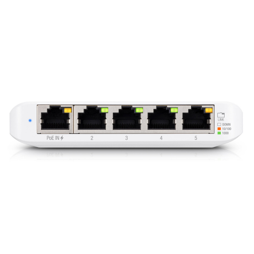 Ubiquiti UniFi Switch USW-Flex-Mini with 5 x RJ-45 ports and PoE In