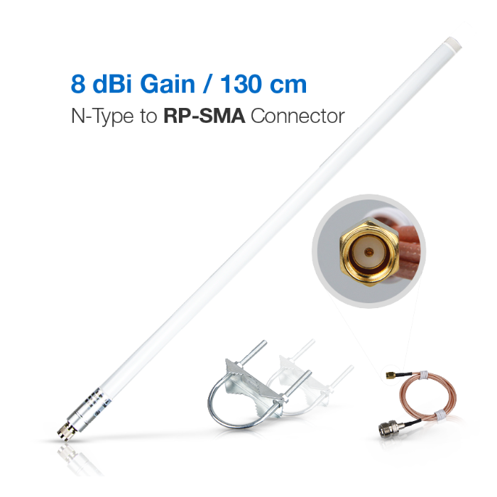 IoT anténa LoRa Omni 6,5 dBi - Mikrotik 824-960 MHz