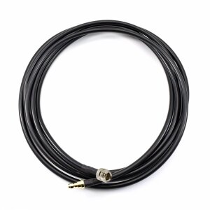 View of the cable and connectors