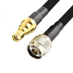 Coaxial cable CNT400 with N connector to RP-SMA connector