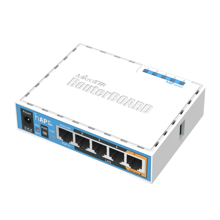 MikroTik hAP ac Lite Dual-Band WiFi Router (RB952Ui-5ac2nD)