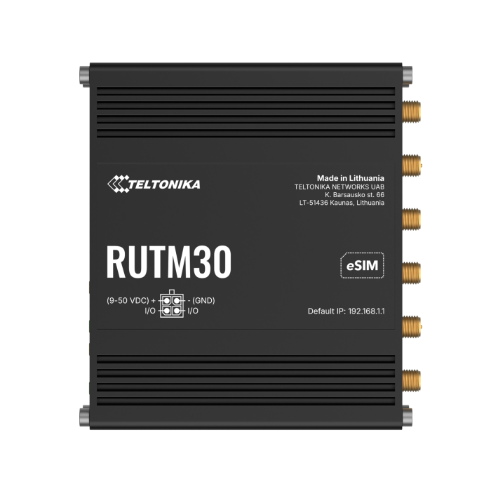 Teltonika RUTM30 5G Industrie Router mit eSIM und Dual-SIM