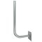 Wall bracket / antenna bracket with angle, galvanized, 30cm x 60cm