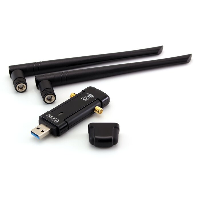Maxesla - Adattatore USB WiFi Dongle 1200M WiFi ad Alta velocità 802