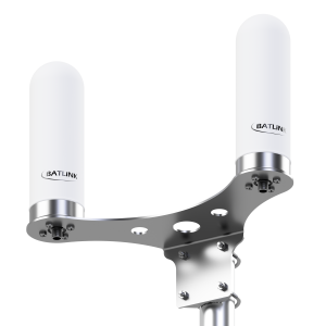 Batlink 4G / 5G antenna - bottom view with N socket and stainless steel cap