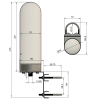 BATLINK MAO5GV1 4G / 5G Outdoor Antenna | 9dBi , 2x2 MIMO, 5m Antenna Cable