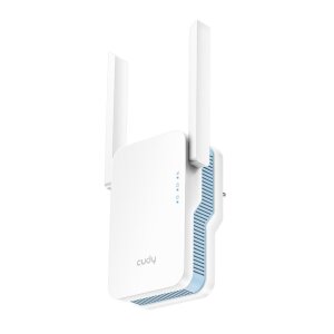 Seitliche Ansicht des Cudy AC1200 WLAN Dualband Mesh...