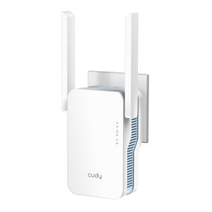 Seitenansicht Cudy AC1200 RE1200 in Steckdose