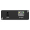 Teltonika TRB140 mounted on DIN rail in a control cabinet