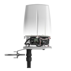 Ansicht auf den Einbauschacht für den Teltonika RUT955