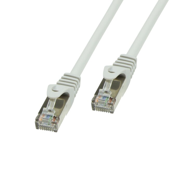 CAT.6A Ethernet Kabel mit 2 x RJ45-Stecker, LSOH MAntel, 5m, Grau
