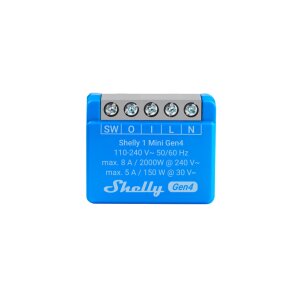 Shelly 1 Mini Gen4 - Unterputz Schaltaktor, Bluetooth, WLAN