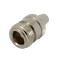 Coaxial adapter with RP-SMA male to N female
