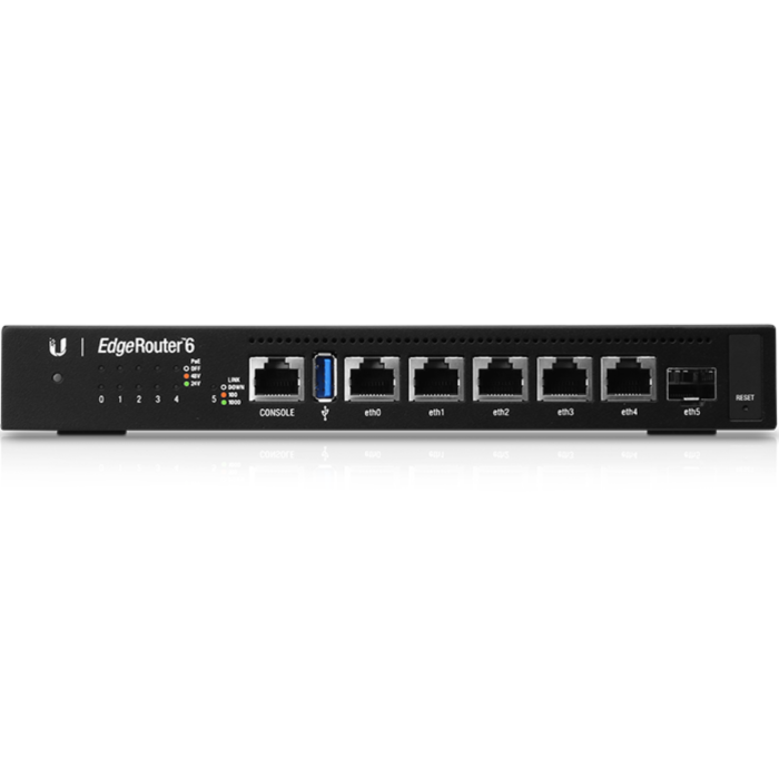 Ubiquiti EdgeRouter 6P Gigabit Router with 5 PoE Ports