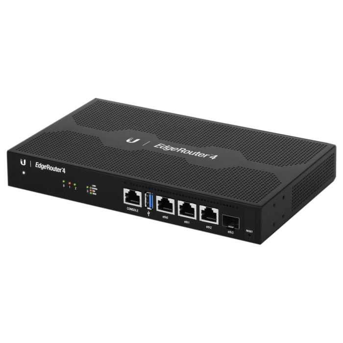 Ubiquiti EdgeRouter 4 / ER-4 - Gigabit 4-Port Router