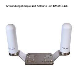 Application example with antenna and KM41GLUE