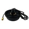 View of the bottom of the WiFi ceiling antenna with rubber lip and thread