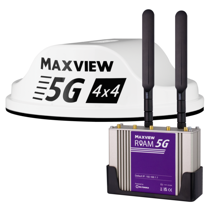 Maxview Roam 5G Complete Set with Router and Roof Antenna for Motorhomes