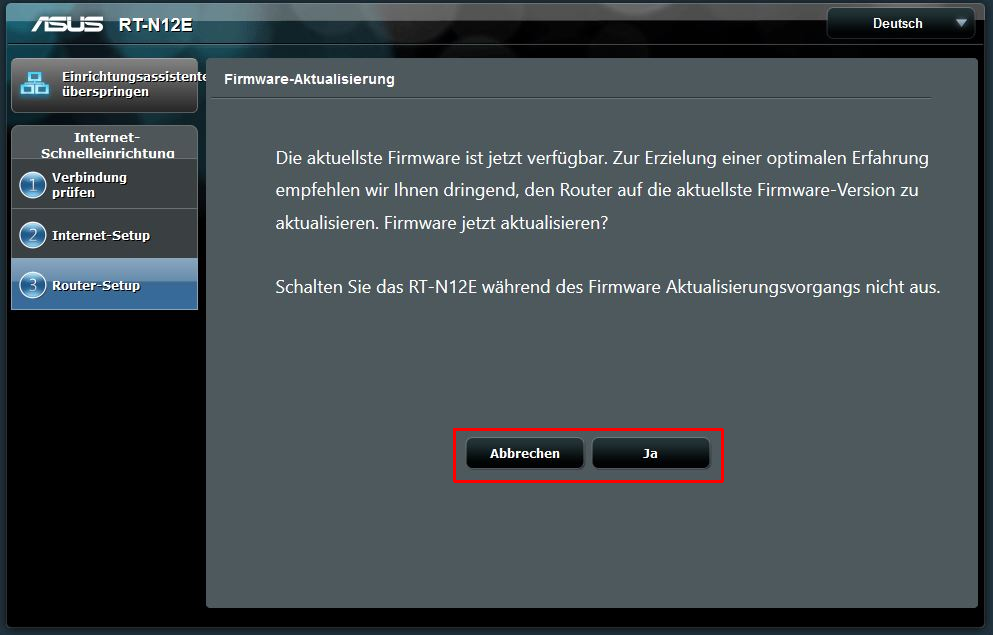 ASUS RT-N12E as Access Point - Step 7