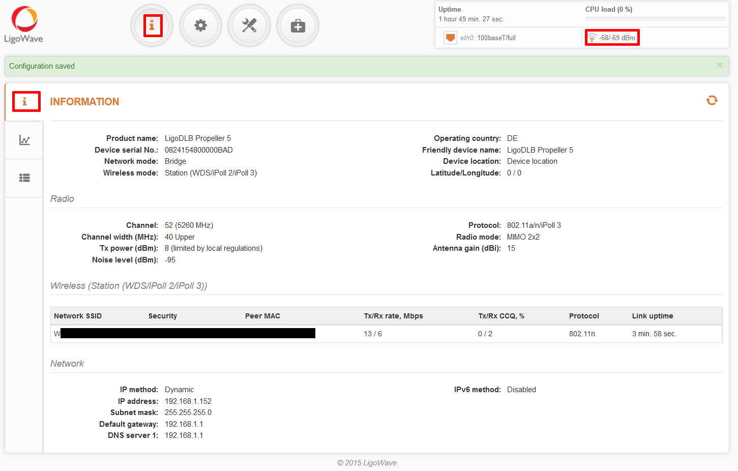 Setting up the LigoWave WiFi Bridge - Step 16