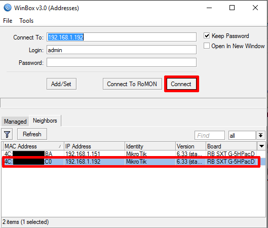 Mikrotik WLAN Bridge Konfiguration - Schritt 10