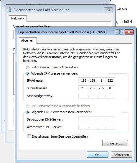 Konfigurationhilfe UBNT ac Geraete - Schritt 4